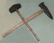 Symbole des Bergbaues